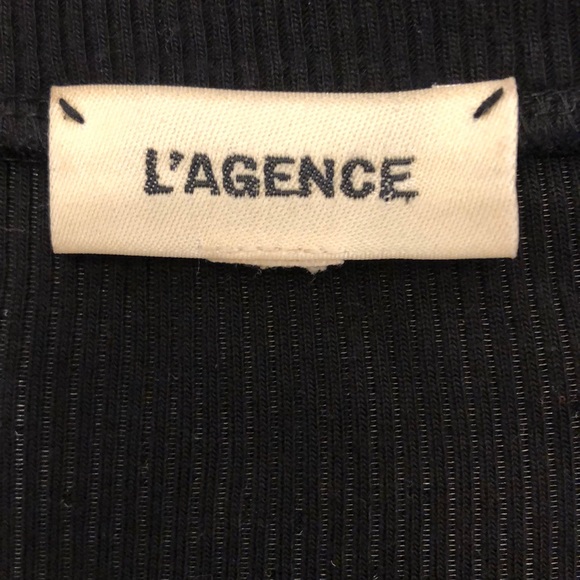L’AGENCE short-sleeve knit T-shirt - Picture 4 of 5